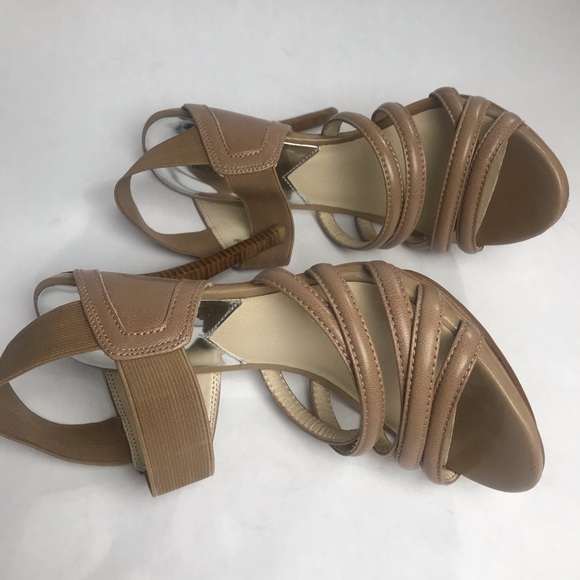 MICHAEL KORS Brown Ankle Strap Heels  7 - Picture 7 of 9